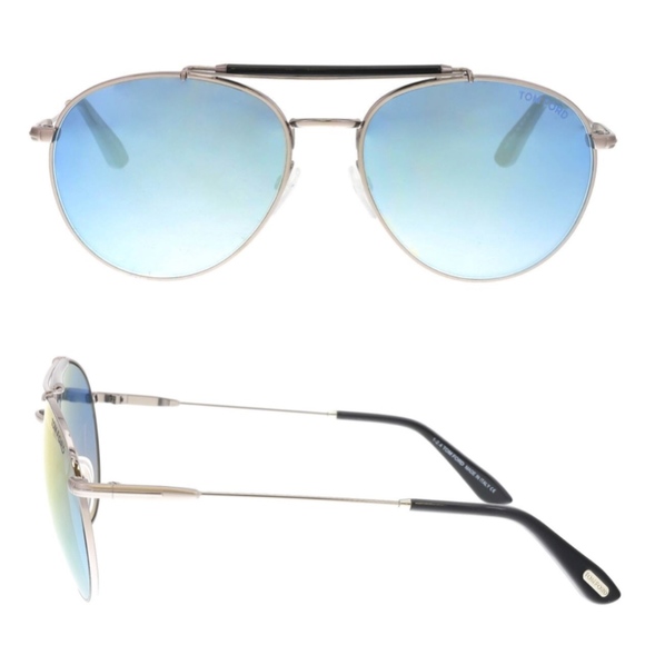 Tom Ford Other - New TOM FORD Blue Aviator Colin Sunglasses